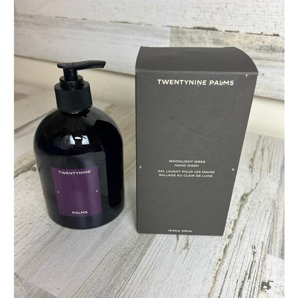 Twentynine Palms Moonlight Mesa Hand Wash new with box 16.9 oz Bergamot, Jojoba - Picture 1 of 5